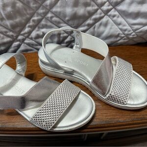 AK Silver Sandals for Women